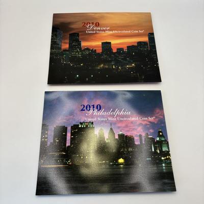LOT 268: US MInt Uncirculated Coin Sets for Denver and Philadelphia 2009 & 2010