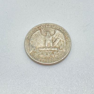 LOT 279j2: Twelve Silver US Washington Quarter Coins - 1960s