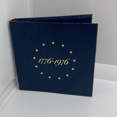 LOT 280j2: US Mint Silver Bicentennial 1776 - 1976 Eisenhower Dollar and Washington Quarter Coins, The Mini Sterling Silver Coin and...