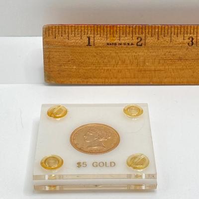 LOT 287j2: 1908 US Gold Liberty Head Coin $5