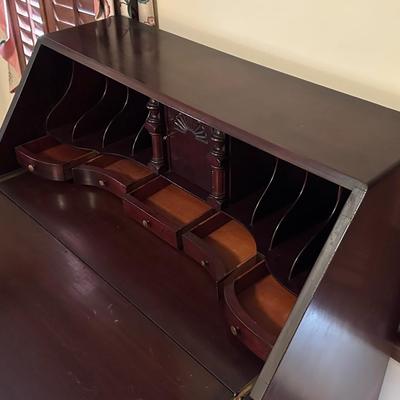 Paine Furniture Company Wood Secretary Writing Desk