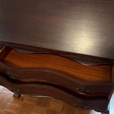 Paine Furniture Company Wood Secretary Writing Desk