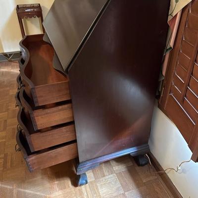 Paine Furniture Company Wood Secretary Writing Desk