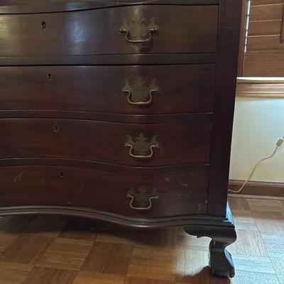 Paine Furniture Company Wood Secretary Writing Desk