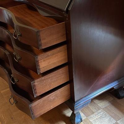 Paine Furniture Company Wood Secretary Writing Desk