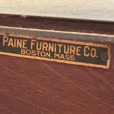 Paine Furniture Company Wood Secretary Writing Desk