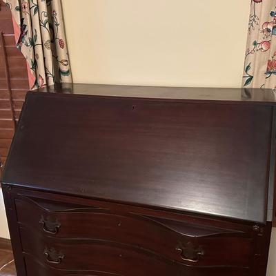 Paine Furniture Company Wood Secretary Writing Desk