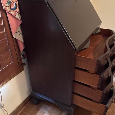 Paine Furniture Company Wood Secretary Writing Desk