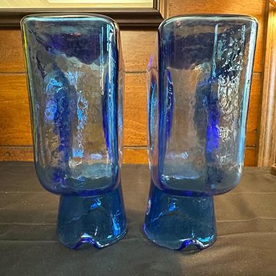 Lot of Vintage Blenko Handmade Glass items