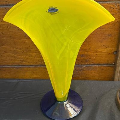 Lot of Vintage Blenko Handmade Glass items