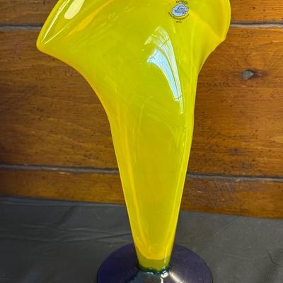 Lot of Vintage Blenko Handmade Glass items