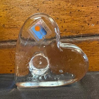 Lot of Vintage Blenko Handmade Glass items