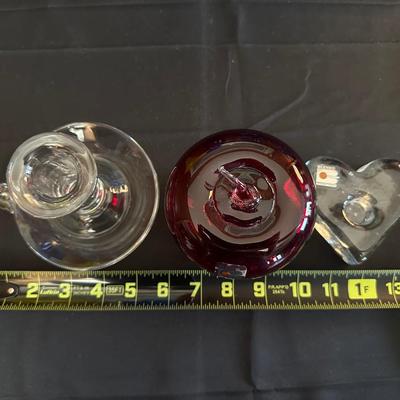 Lot of Vintage Blenko Handmade Glass items