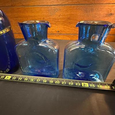 Lot of Vintage Blenko Handmade Glass items
