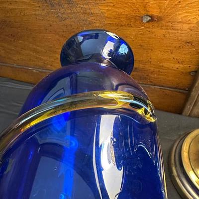 Lot of Vintage Blenko Handmade Glass items