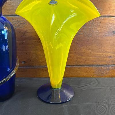 Lot of Vintage Blenko Handmade Glass items