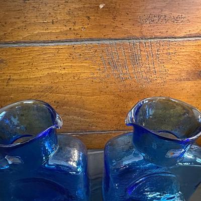 Lot of Vintage Blenko Handmade Glass items