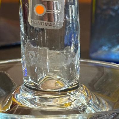 Lot of Vintage Blenko Handmade Glass items