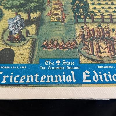 Lot of Vintage South Carolina Tricentennial Newspapers