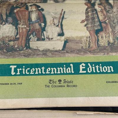 Lot of Vintage South Carolina Tricentennial Newspapers