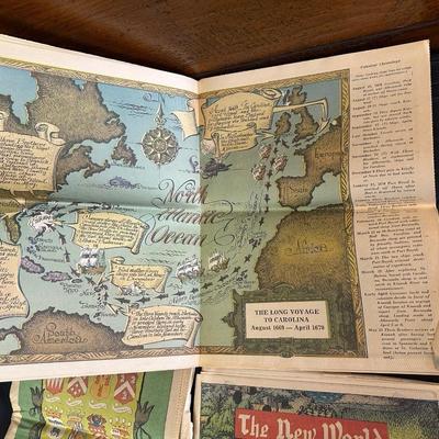 Lot of Vintage South Carolina Tricentennial Newspapers