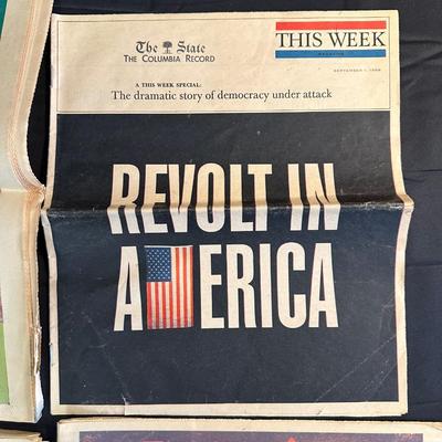 Lot of Vintage South Carolina Tricentennial Newspapers