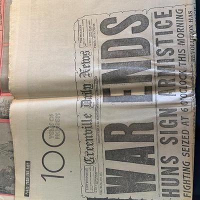 Lot of Vintage South Carolina Tricentennial Newspapers