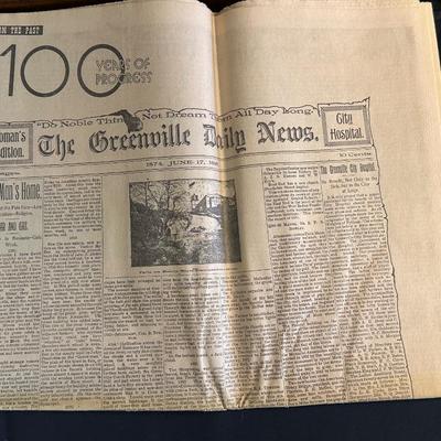 Lot of Vintage South Carolina Tricentennial Newspapers