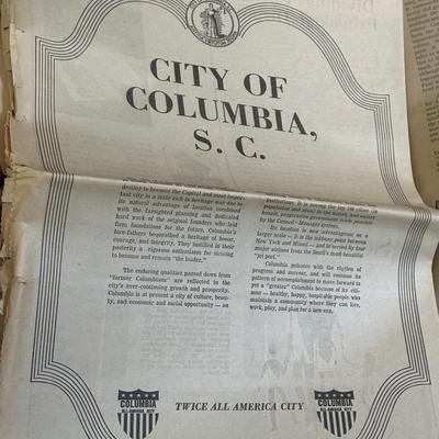 Lot of Vintage South Carolina Tricentennial Newspapers