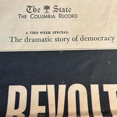 Lot of Vintage South Carolina Tricentennial Newspapers