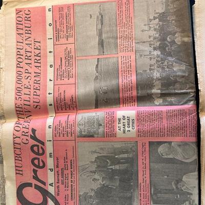 Lot of Vintage South Carolina Tricentennial Newspapers
