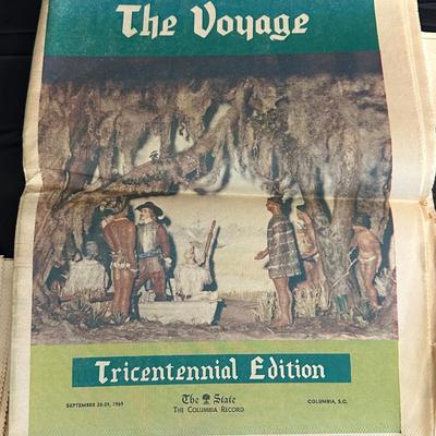 Lot of Vintage South Carolina Tricentennial Newspapers
