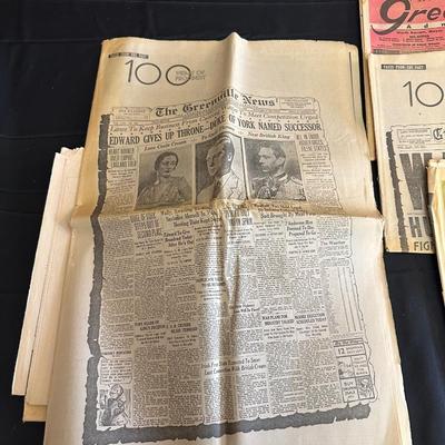 Lot of Vintage South Carolina Tricentennial Newspapers