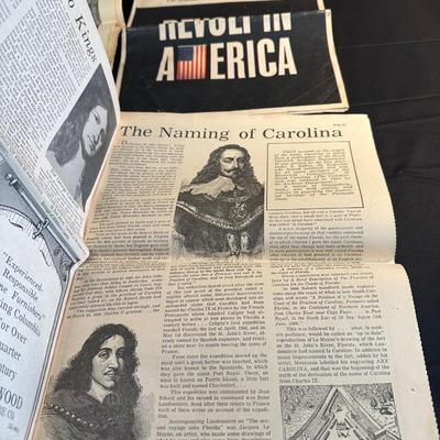 Lot of Vintage South Carolina Tricentennial Newspapers