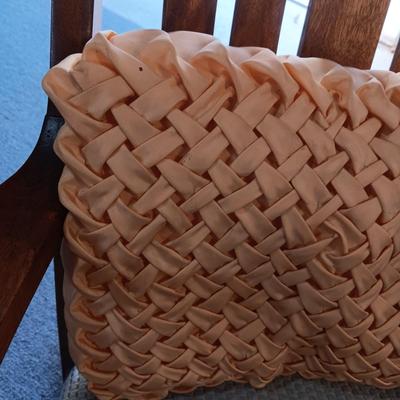 BEAUTIFUL WATERFALL STYLE WOODEN ANTIQUE ROCKING CHAIR