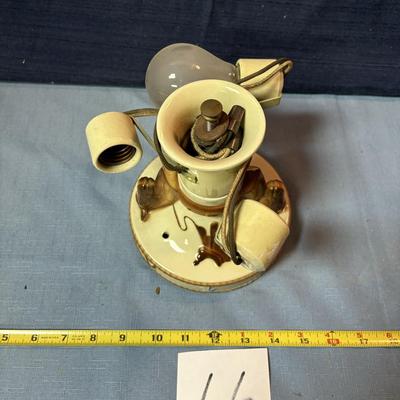 Vintage Western Ceiling Light Fixture