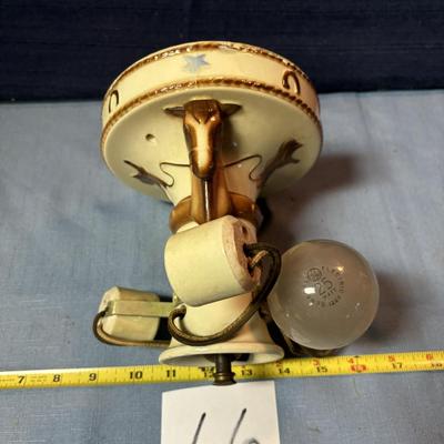 Vintage Western Ceiling Light Fixture