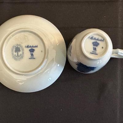 Lot of Blue Patterend Tea Sets