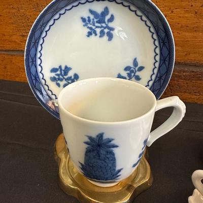 Lot of Blue Patterend Tea Sets
