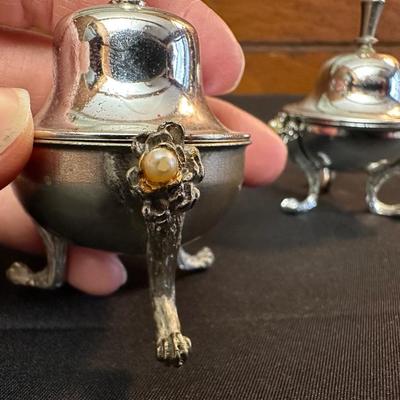 Lot of Vintage Miniature Home Decor Items including Salt & Pepper Shakers, Trinket Dishes and More!