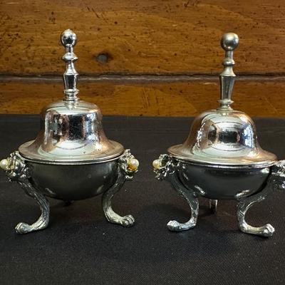 Lot of Vintage Miniature Home Decor Items including Salt & Pepper Shakers, Trinket Dishes and More!