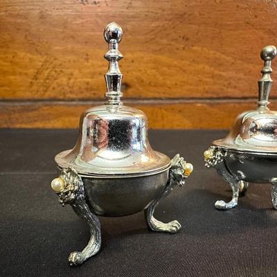 Lot of Vintage Miniature Home Decor Items including Salt & Pepper Shakers, Trinket Dishes and More!