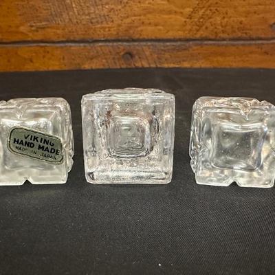 Lot of Vintage Fine Quality Cut Glass Salt & Pepper Shakers