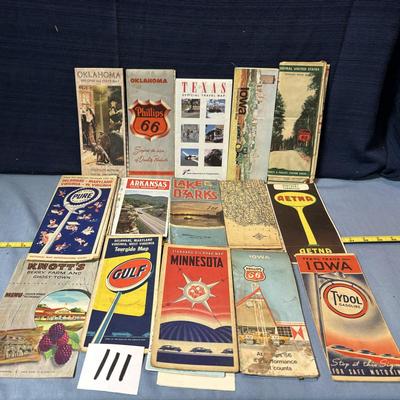 Vintage Map Lot