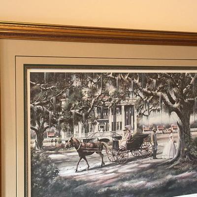 Framed Artwork by Stan Joel Strickland, “High Cotton”