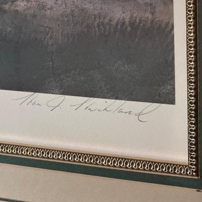 Framed Artwork by Stan Joel Strickland, “High Cotton”