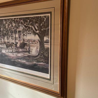 Framed Artwork by Stan Joel Strickland, “High Cotton”