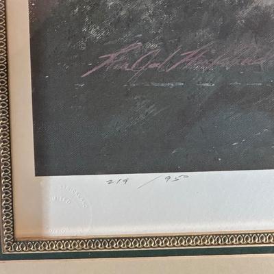 Framed Artwork by Stan Joel Strickland, “High Cotton”