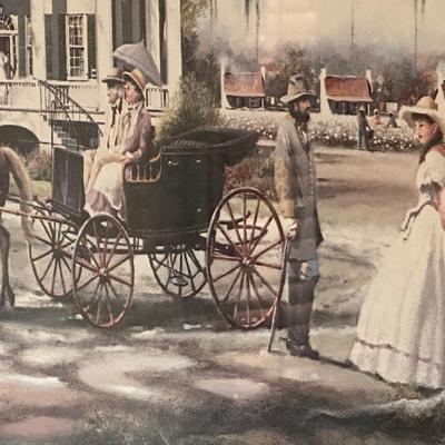 Framed Artwork by Stan Joel Strickland, “High Cotton”