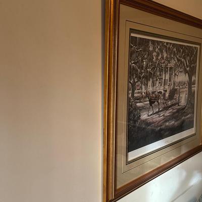 Framed Artwork by Stan Joel Strickland, “High Cotton”